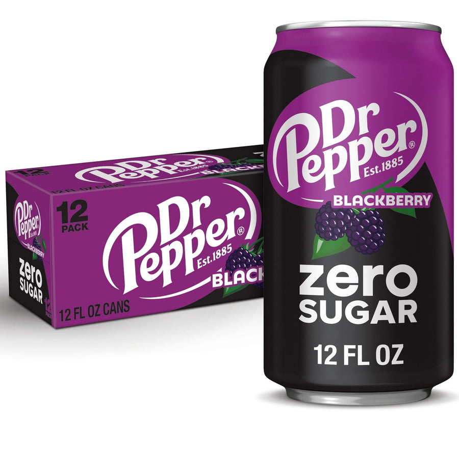 Dr Pepper Blackberry Zero Sugar Soda Q4