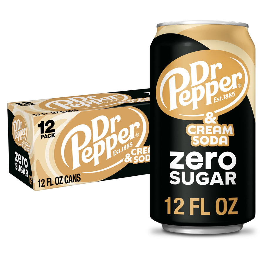 Dr Pepper & Cream Soda Zero Sugar J2