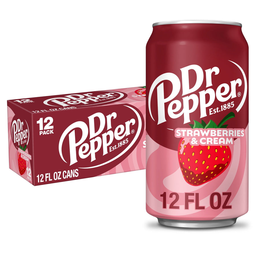 Dr Pepper Strawberries & Cream Soda E7