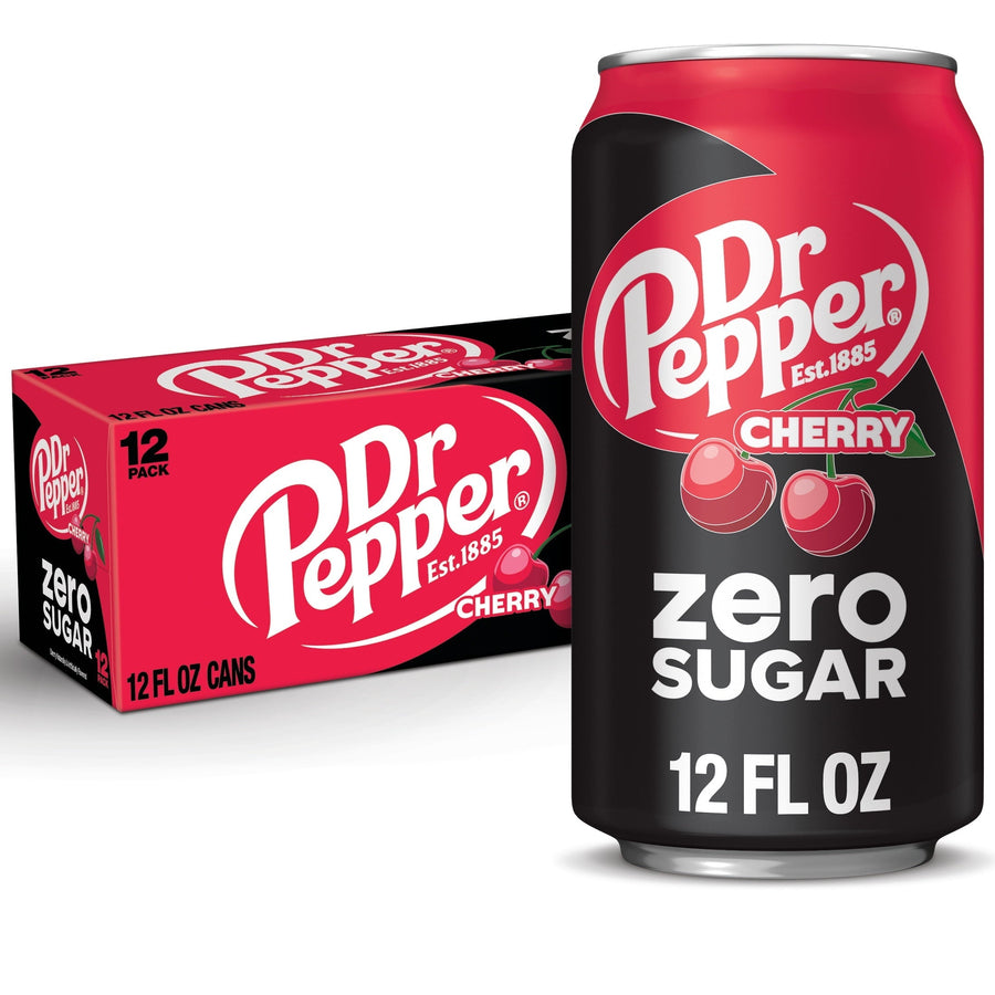 Dr Pepper Cherry Zero Sugar Soda N2